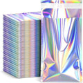 FUNFERY 5.5x7.9 in Holographic Mylar Poly Mailers Self Sealing Adhesive Bag by FUNFERY