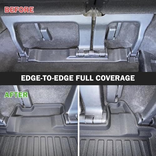 KUST Cargo Trunk Mat for 2021-2025 2026 Toyota Sienna Accessories, Rear Cargo Liner All Weather Car Mat, TPE Rubber, Raised Edge - Image 5