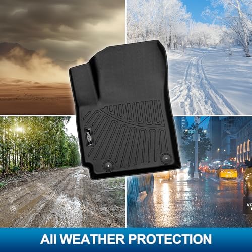 Peleus Floor Mats for KIA Soul 2020-2025 2026 (Fits Upper Floor of The Trunk,Without Subwoofer),TPE All Weather Protection 2 Rows Car Floor Liners with Cargo Liner KIA Soul Trunk Mat+Floor Mats - Image 6