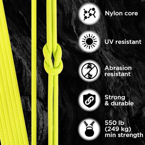 Paracord Rope 550 lb 4mm – Parachute Cord – Utility Camping Rope - Image 3