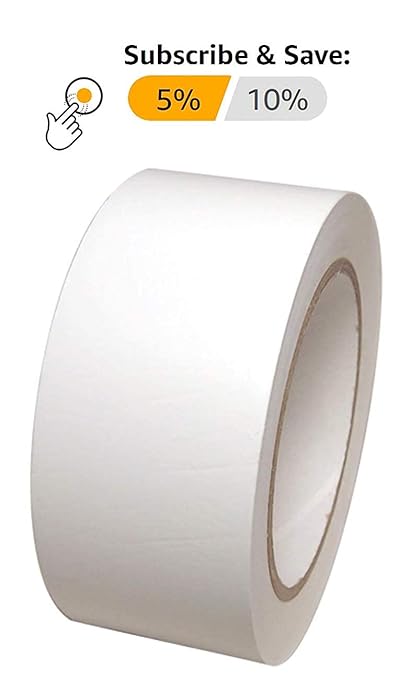 ABC Carton Sealing Tape 1.89 Inches Wide x 54.68 yd Length. 36 Rolls of White - Image 6