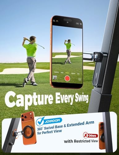 JOYROOM Upgraded Double-Fold Magnetic Golf Cart Phone Holder - Image 2