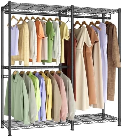 SONGMICS Closet Organizers and Storage, Clothes Rack with Shelves by SONGMICSbySONGMICSHOME