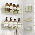 5 Pack Adhesive Bathroom Holders & Dispensers for Kids & Adults, Green by Unknown