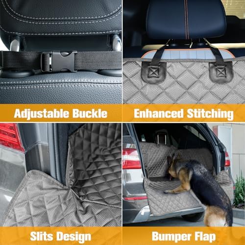 PETICON SUV Cargo Liner for Dogs, Trunk Cover with Bumper Flap Protector - Image 5