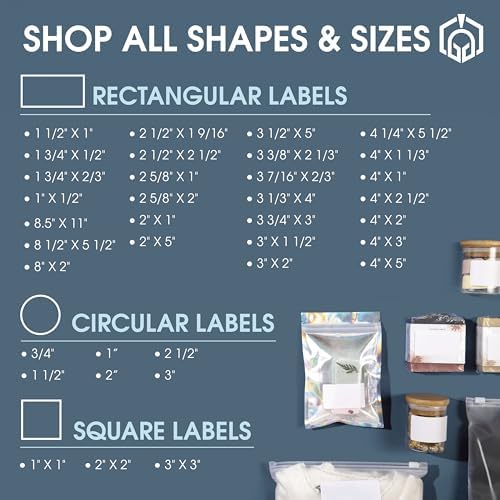 1" X 0.375" Matte White Printable Barcode Labels - Image 7