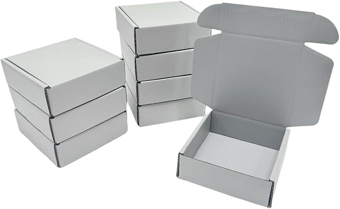 15 Pcs 6 x 6 x 2 inches Corrugated Cardboard Gift Boxes Recyclable Shipping - Image 7