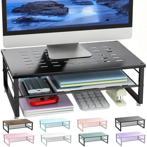 gianotter 2-Tier Metal Monitor Stand Riser by gianotter