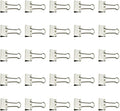 HAHIYO Binder Clips Paper Clamps Spring Steel Sturdy 0.98 inches Width 0.31 by HAHIYO