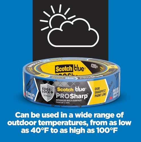 ScotchBlue PROSharp Painter's Tape 1 Inch Wide, 1 Roll - Image 6