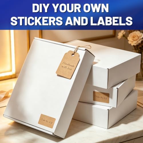 Wowxyz 14x8x5" Shipping Boxes 20 Pack White Corrugated Cardboard Box - Image 6