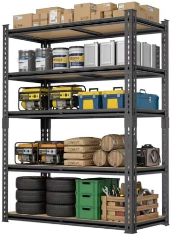Garage Shelving Heavy Duty, Storage Shelves Adjustable Metal Shelving Unit by Unknown