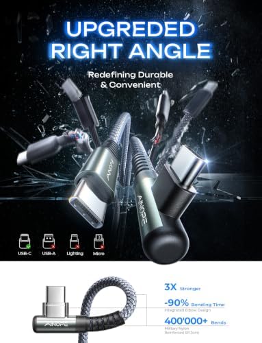 AINOPE USB C to USB C Cable (60W 2Pack 6.6ft) C to C Cable Fast Charging - Image 2