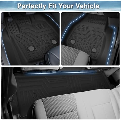 Mixsuper Floor mat for Ford F250 F350 F450 Super Duty Crew Cab 2012-2016 - Image 3