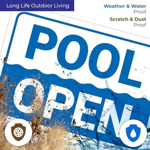 Pool Open Sign, - Image 4