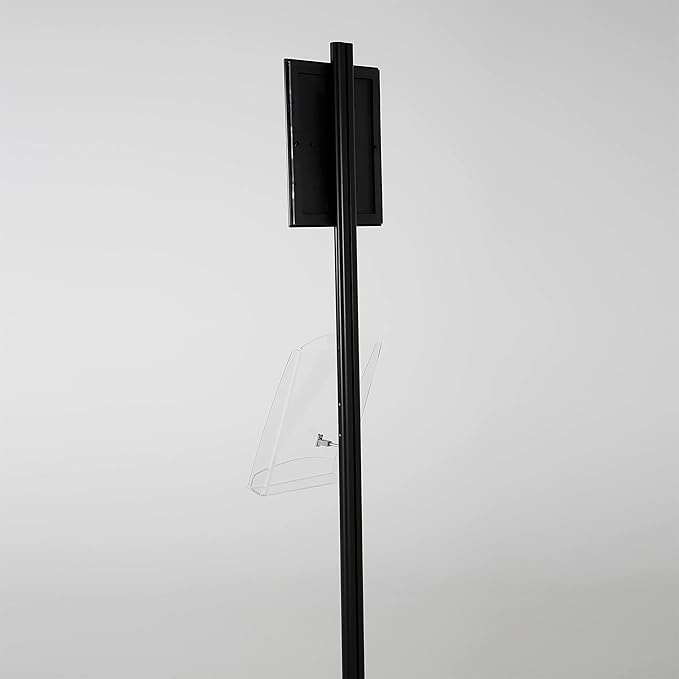 M&T Displays Free Standing Aluminum Display Stand Single Sided Document - Image 6