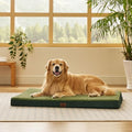 Bedsure XL Dog Bed, Extra Large Pet Bed with Comfy Sherpa,44x32 Dark Green by BEDSURE