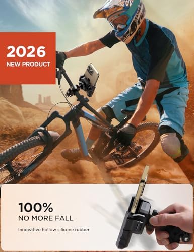 JOYROOM Motorcycle Bike Phone Holder Mount - [Not Block Camera] Bicycle Phone Holder Handlebar Cell Phone Clamp - [Silicone Wrapped] Scooter Phone Holder for iPhone Samsung 4.7''-7'' Smartphones - Image 3