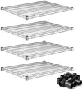 24" x 30" NSF Wire Shelf Replacement 4 Pack, Cost-Effective Upgrade for Commercial Shelving Systems by Zedfire