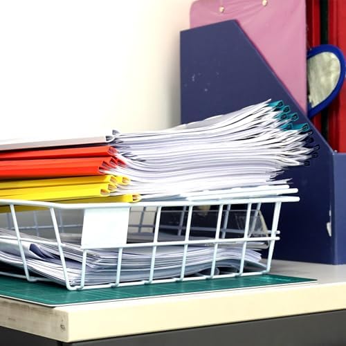 PATIKIL 30Pcs Binding Bars, 13x15mm Binding Bars Slide Grip 120 Sheets Capacity A4 Size Report Binder Presentation Binder for Study Office Report Cover Resume, Transparent Blue - Image 5