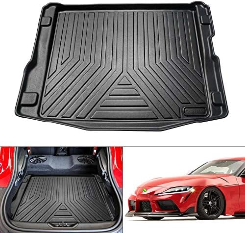 KUST Custom Fit Trunk Mat for 2020-2025 2026 Toyota GR Supra Accessories Cargo Liner All Weather Trunk Floor Mat Black TPE by KUST
