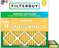Filterbuy 15x15x1 Air Filter MERV 11 Pet & Allergy Defense (2-Pack) by Filterbuy