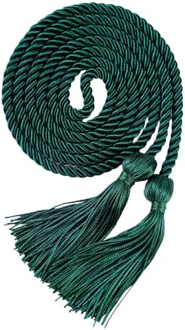 Graduation Honor Cords, 68" Long (Forest Green) by UIALECG