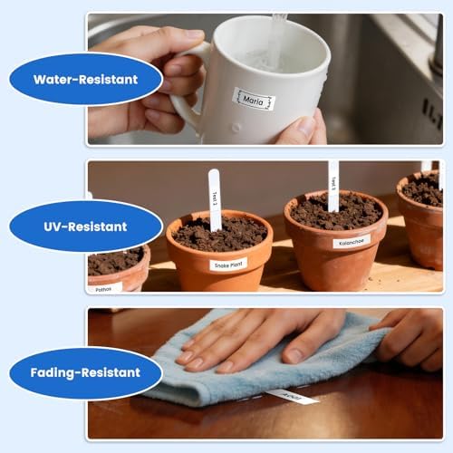 6X Replace for DYMO Label Maker Refills 1/2 in x 23Ft White 45013 - Image 6