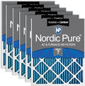 Nordic Pure 18x20x1 Pleated MERV 7 Plus Carbon Air Filters 6 Pack by NordicPure