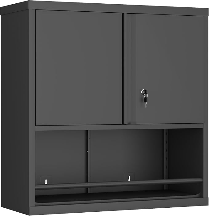 GREATMEET 31" H Metal Garage Storage Cabinets by GREATMEET