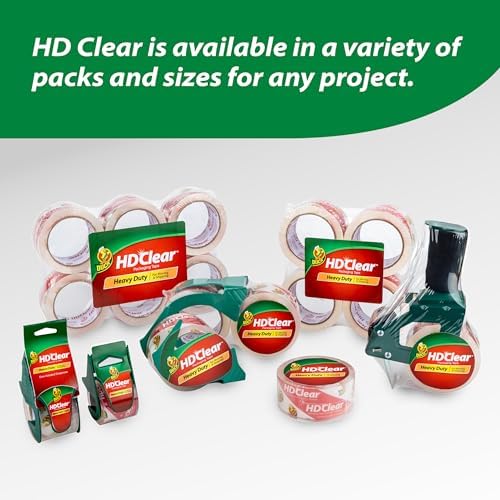 Duck HD Clear Heavy Duty Packing Tape Refill Rolls, 2 in Wide, 24 Rolls - Image 6