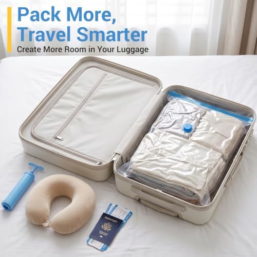 Fygrip 80% Space Saver Vacuum Storage Bags with Hand Pump, 10 Small - Image 6