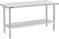 DuraSteel 30x72 Stainless Steel Work Table by DuraSteel