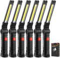 6Pack Magnetic Rechargeable LED Work Light/Flashlight for Mechanics by RuboliyLightyourwayahead