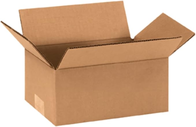 Secure Seal - 9x6x4 Pack of 100 Corrugated Cardboard Packing Shipping Mailing by Secure+Seal