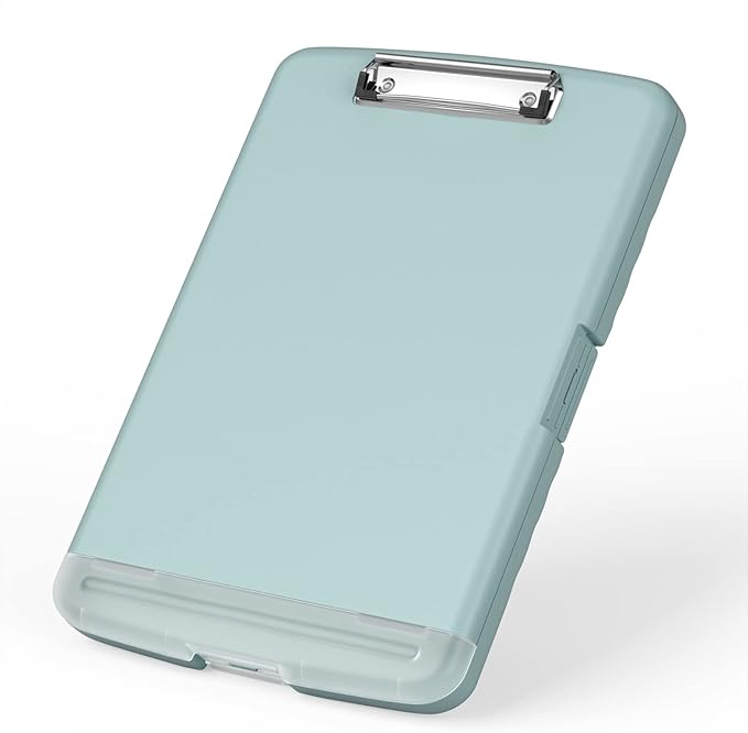 Rimilak Plastic Clipboard with Storage, 8.5 x 11 High Capacity Folio Nursing by Rimilak