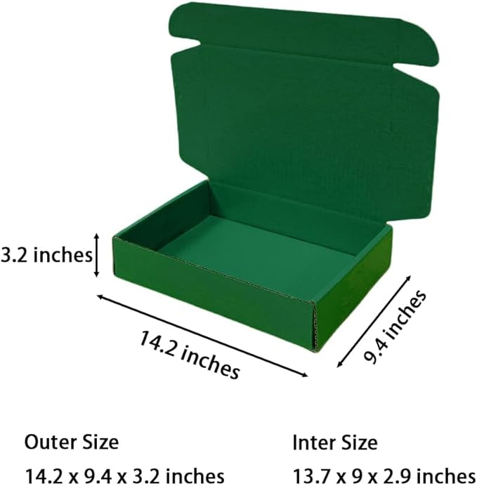 20 Pcs 14.2 x 9.4 x 3.2 inches Shipping Boxes - Image 2