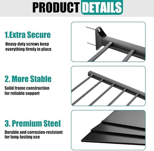 EVERHANGER Wall Mount Garage Storage Shelves Organizer Heavy Duty 33"x 24" - Image 5