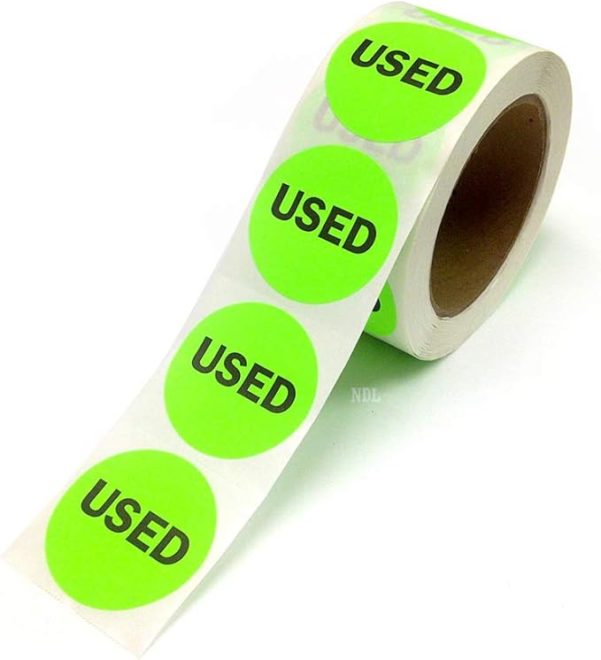 NextDayLabels - 2" Round Green Inventory Control/Date Color Coding Labels - Image 2