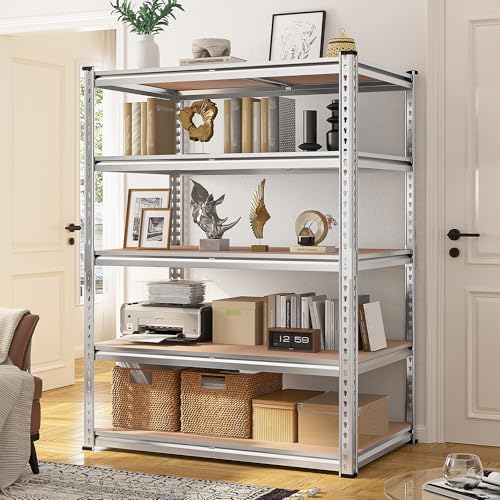 REIBII Galvanized Garage Shelving,5-Tier Metal Rack,36" W x 16" D x 72" H - Image 6