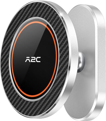 A2C Silver Alloy Magnetic Golf Cart Phone Holder Mount, Golf Accessories by A2CSupportAlways