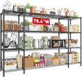 REIBII 78.4''W Storage Shelves, 1500LBS Heavy Duty&Space Saving for Garage by REIBII