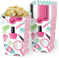 Spa Day Popcorn Boxes - Girls Makeup Party Treat Boxes - 12 Ct by BigDotofHappiness
