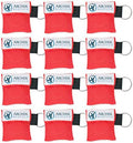 CPR Keychain Face Shields with One-Way Valve, 12 Pack by ArcherMedTech