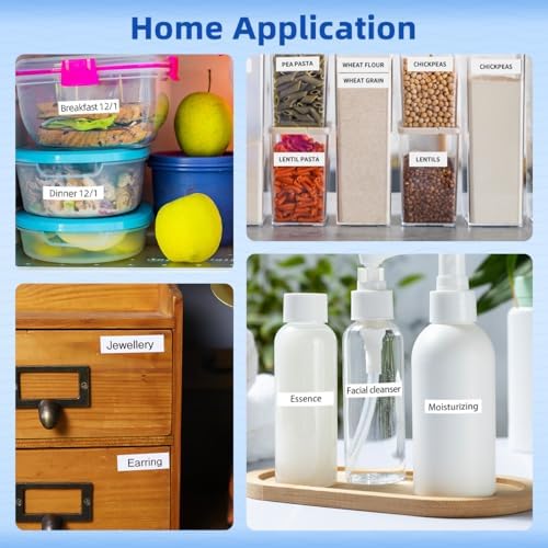 Compatible with Dymo LetraTag Label Maker Refills 91331 Plastic White Tape - Image 6