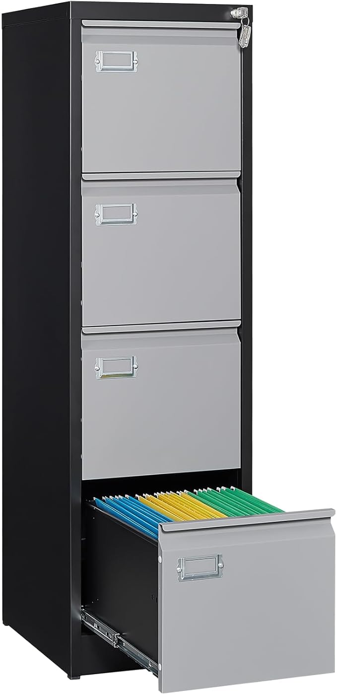 SISESOL 4 Drawer Vertical File Cabinet by SISESOL