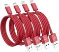 4 Pack [Apple MFi Certified] Apple Charging Cables 3ft, iPhone Chargers Lightning Cable 3 Foot, Fast iPhone Charging Cord for iPhone 14/14Pro/13/13Pro/12/11/11Pro/11Max/ X/XS/XR/XS Max/8, ipad(Red) by Susnwere