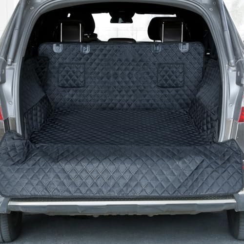 PETICON SUV Cargo Liner for Dogs, Trunk Cover with Bumper Flap Protector by PETICON