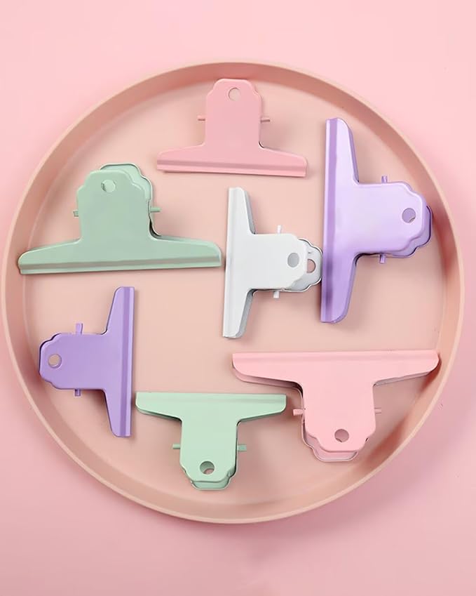4PCS Extra Large Binder Clips Metal Bulldog Clips Large Paper Clamps Holder - Image 5