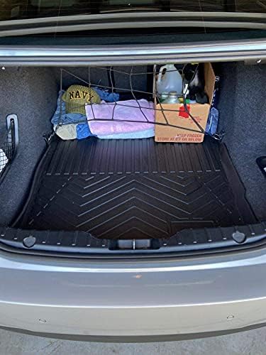 Rear Trunk Liner Tray Mat Pad for BMW 5-Series F10 M5 2011 2012 2013 2014 2015 2016 Floor Cargo Cover Protection Dirt Mud Snow All Weather Season Waterproof 3D Laser Measured Custom Fit C - Image 2